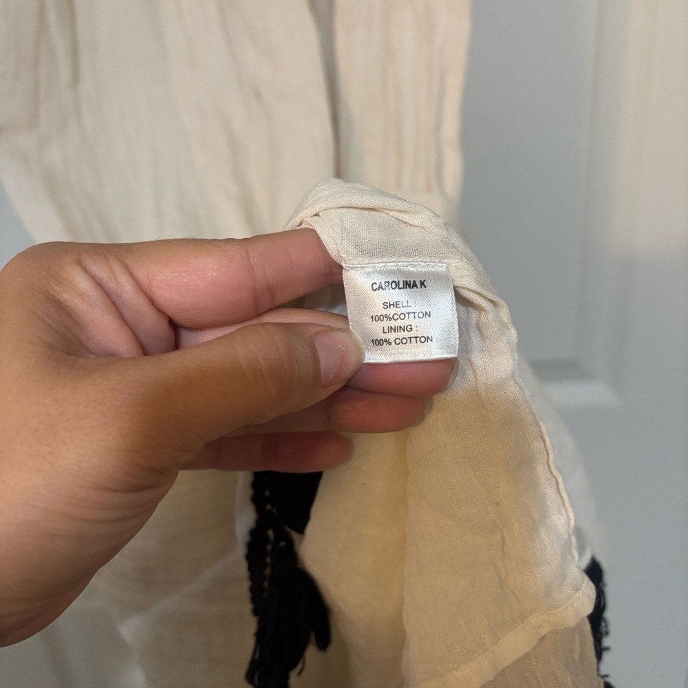 Carolina K Imogen Embroidered Tasseled Midi Dress - Picture 11 of 11